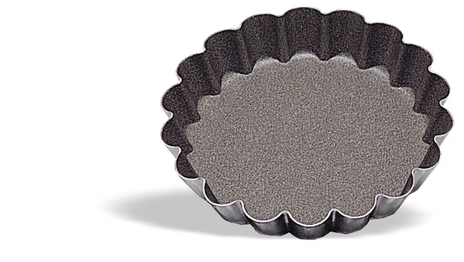 Molde Redondo Acanalado para Tartalete 8 cm