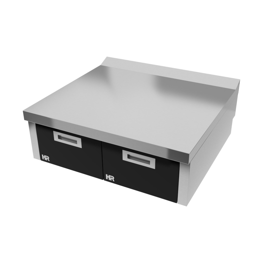 Móvel de Bancada Inox com Gaveta, Linha 700 (800mm)
