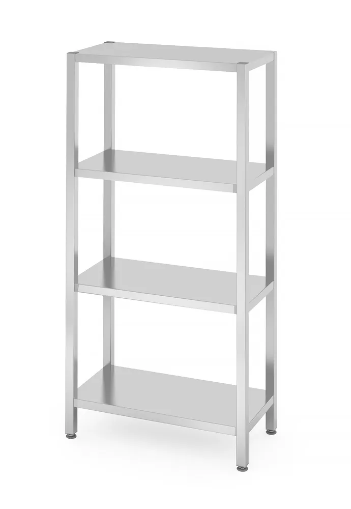 Móvel de Prateleiras Inox 4 Níveis 80x40x180cm