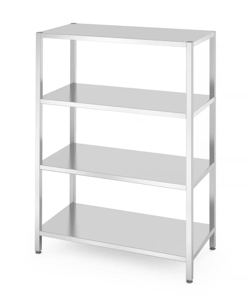 Móvel de Prateleiras Inox 4 Níveis – 1200x600x1800mm