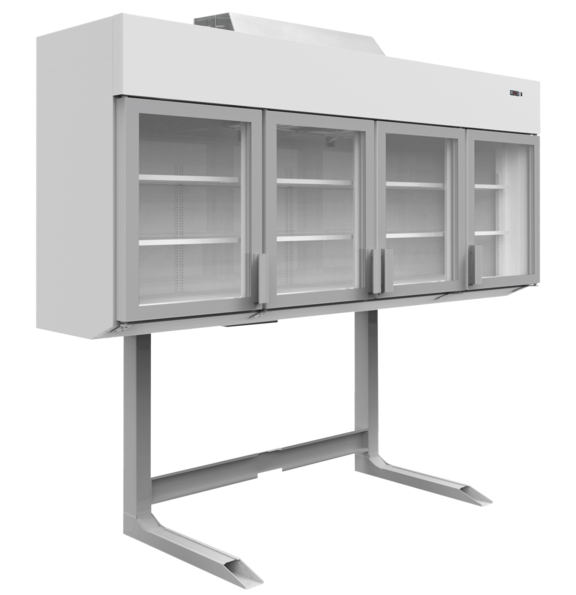 Mural Combinado Congelador Refrigerador 2500mm Supermercado