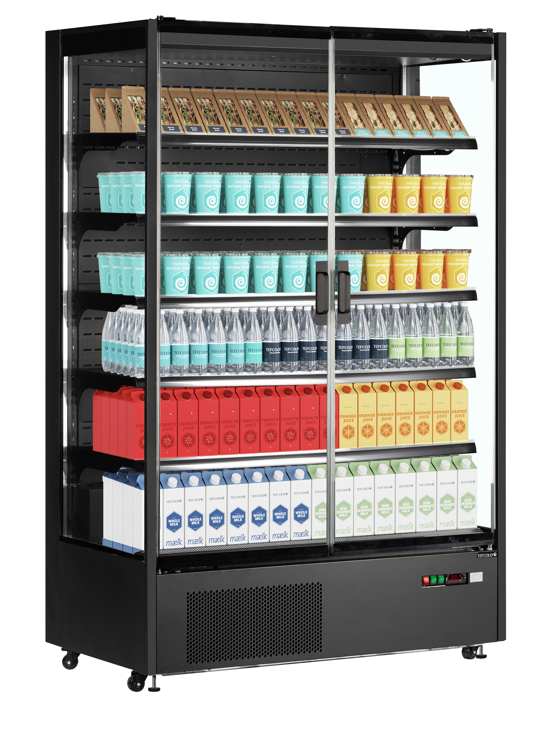 Mural Refrigerado Multideck Portas Vidro PC1250B