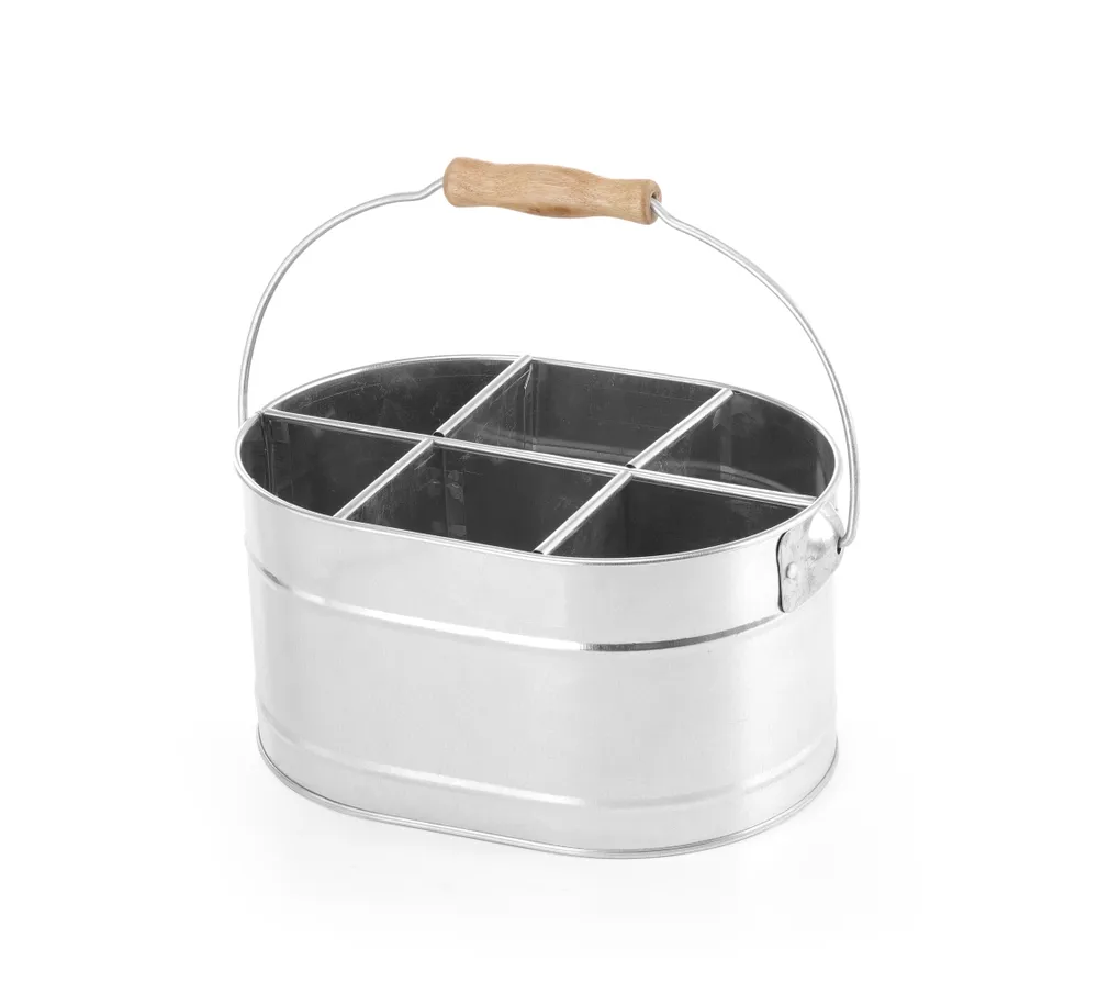 Organizador de Balcão para Bar com Pega de Madeira 245x180mm