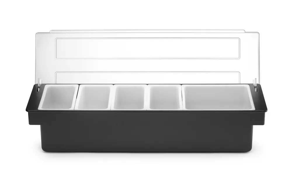 Organizador de Condimentos para Bar 5 Compartimentos 480x150mm