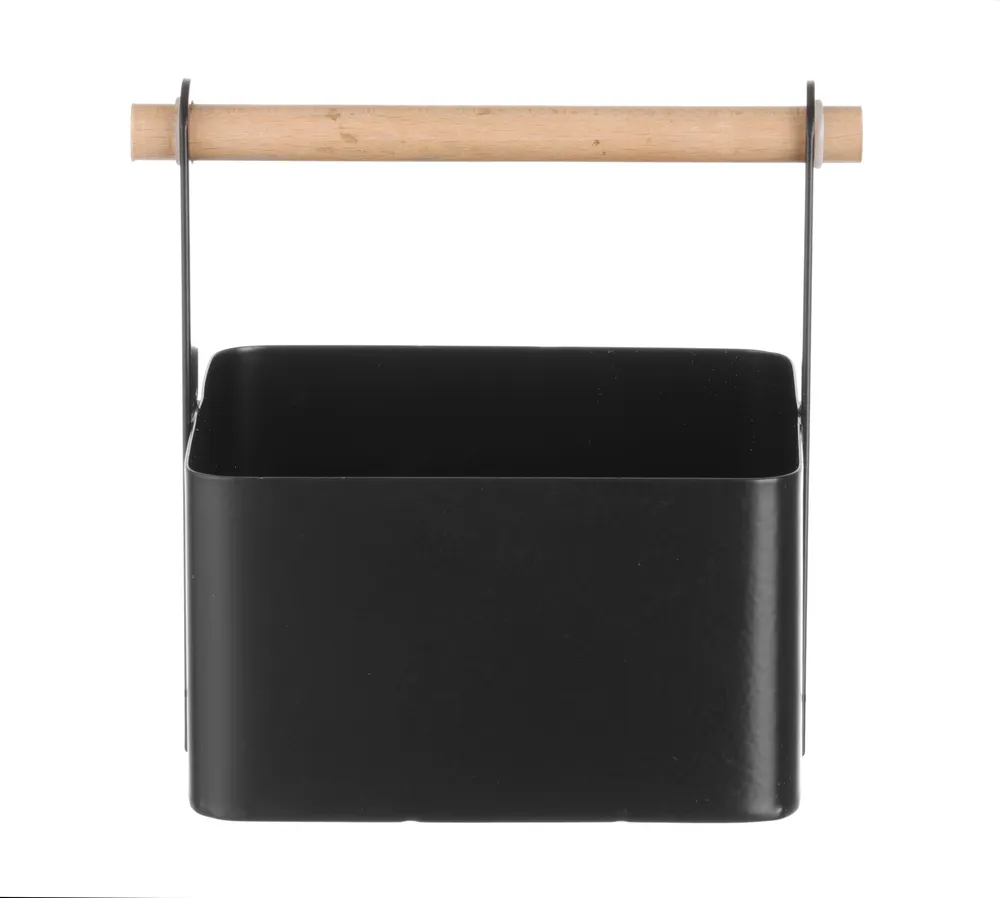 Organizador de Mesa Preto 170x130x160mm para Serviço de Sala