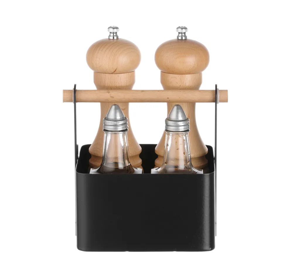 Organizador de Mesa Preto 170x130x160mm para Serviço de Sala