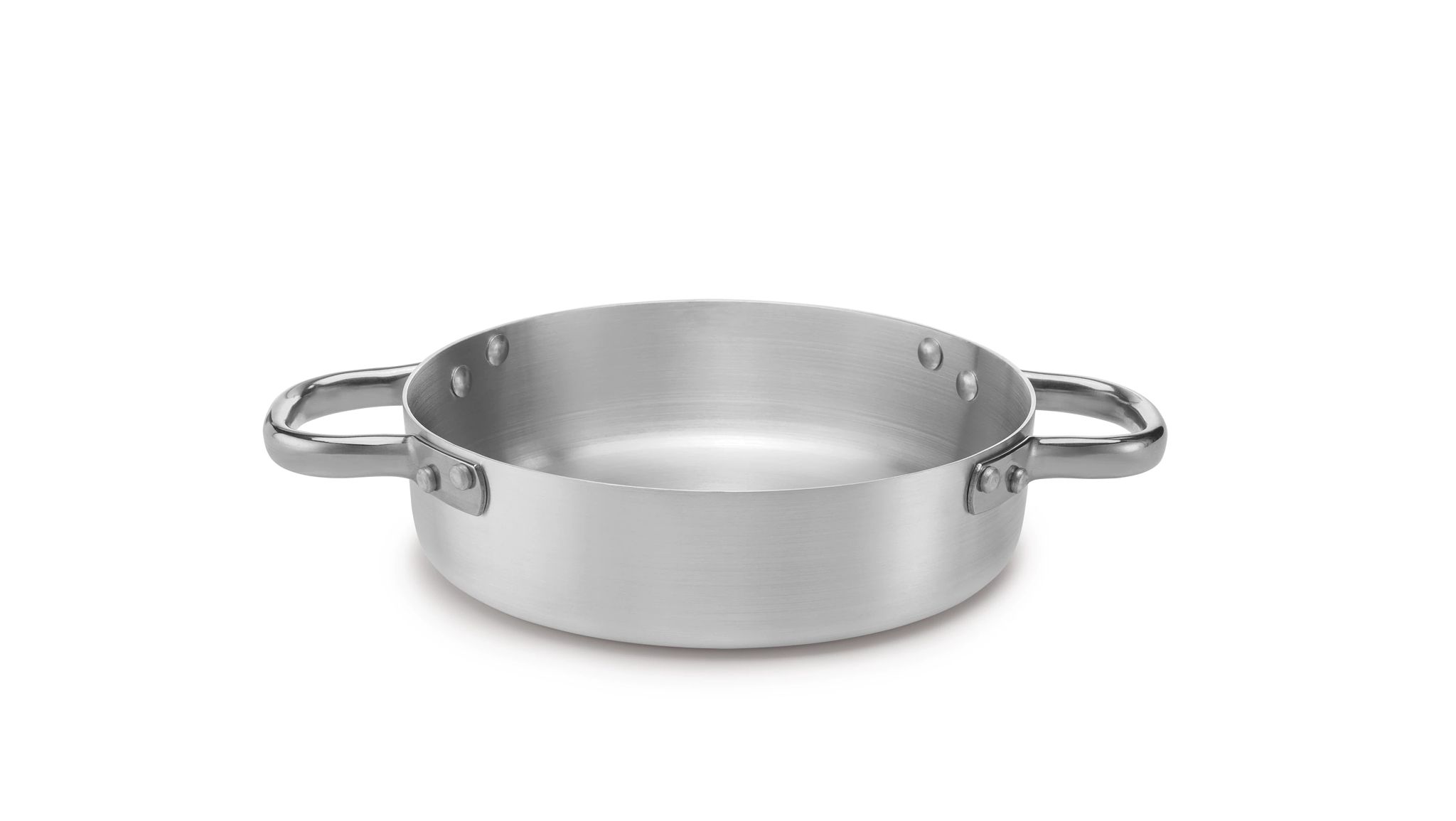Paellera Alumínio 40 cm com Asas Inox - 10 Litros