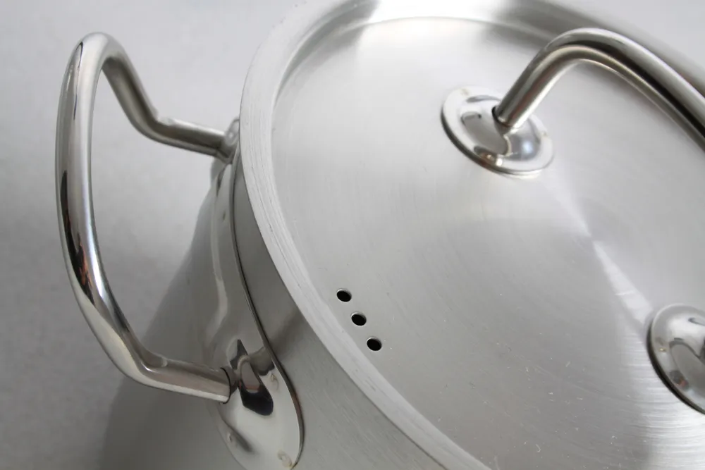 Panela Alta Inox com Tampa 2.8L ø16cm