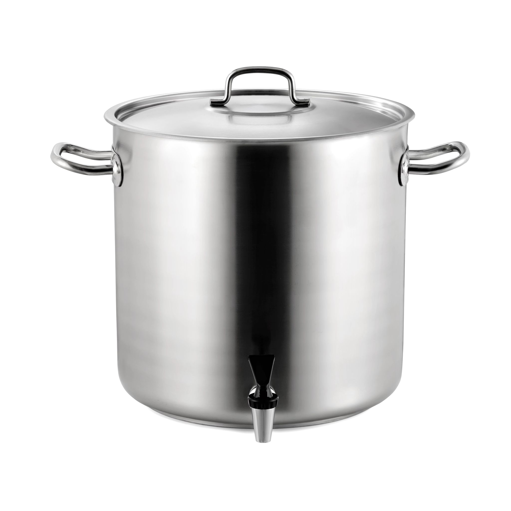 Panela Inox 72L com Torneira e Tampa para Indução