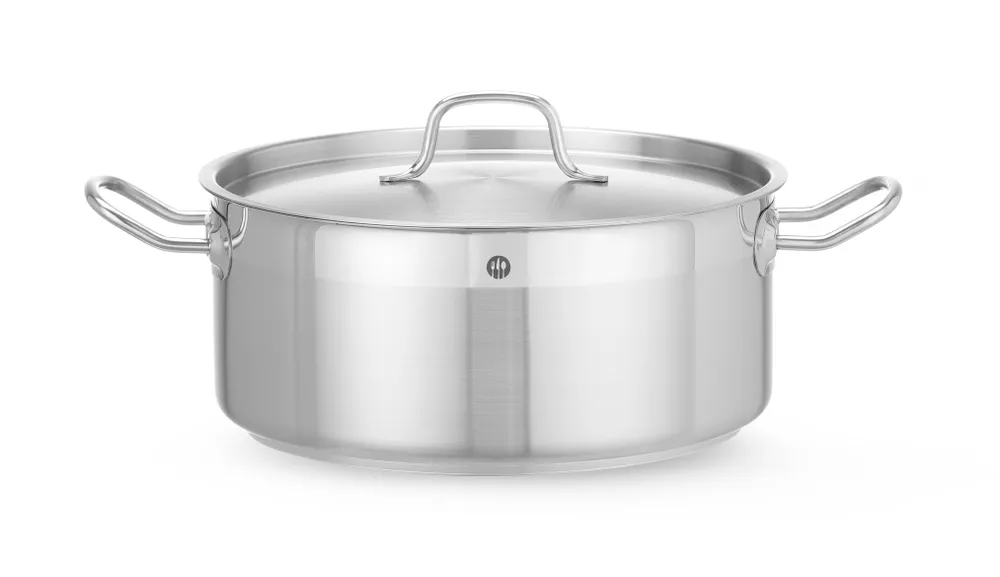 Panela Inox Profissional com Tampa 7.5L