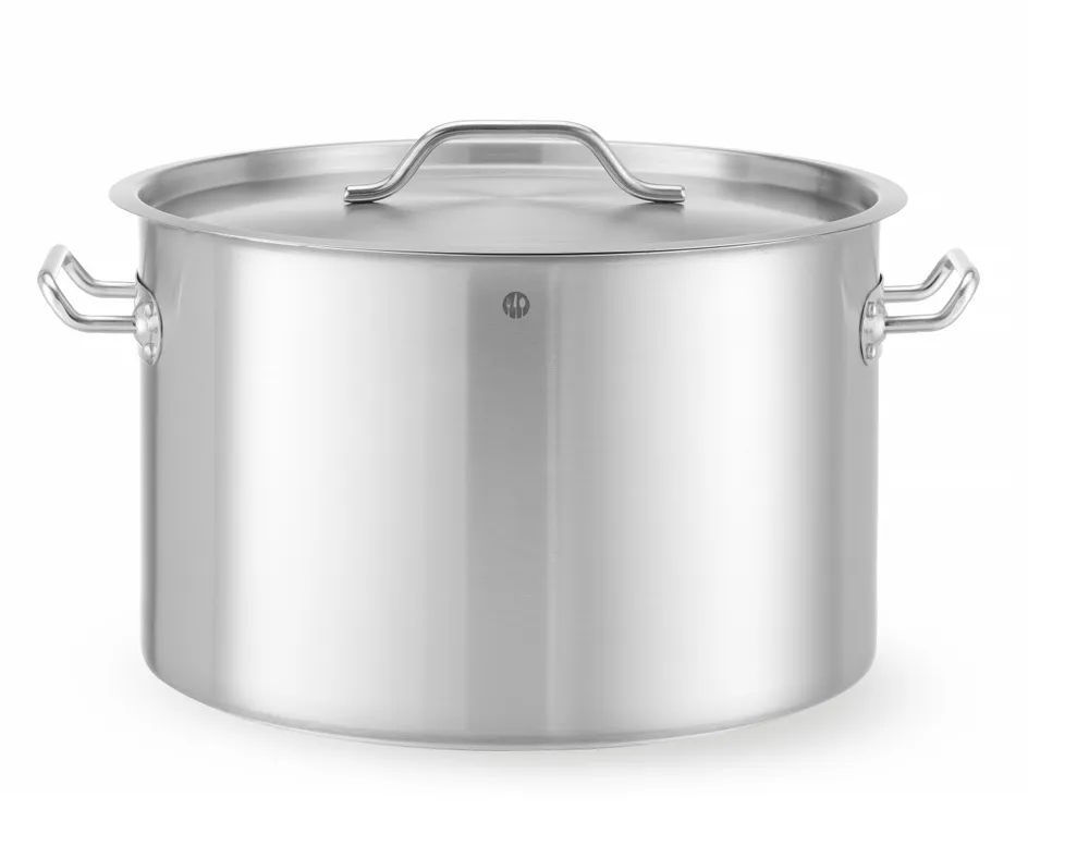 Panela Profissional com Tampa 32L, Aço Inoxidável ⌀400mm