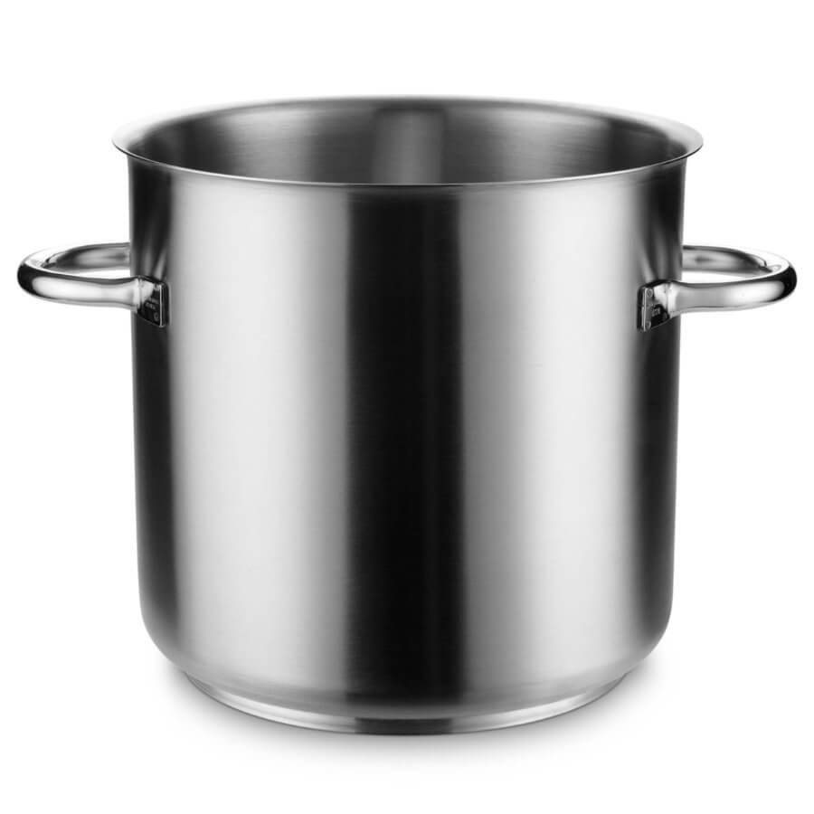 Panela Reta 30 cm Aço Inoxidável para Cozinha Profissional