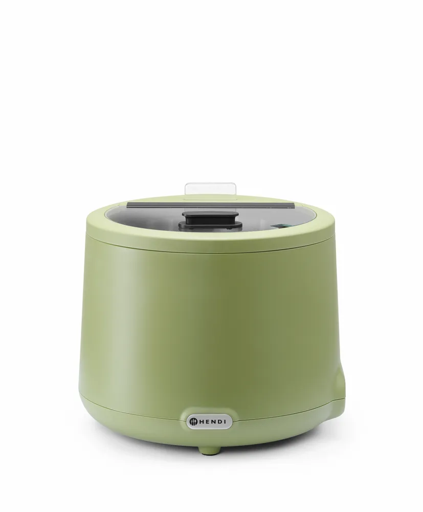 Panela de Sopa Elétrica 8L, Verde, 220-240V/500W para Buffet