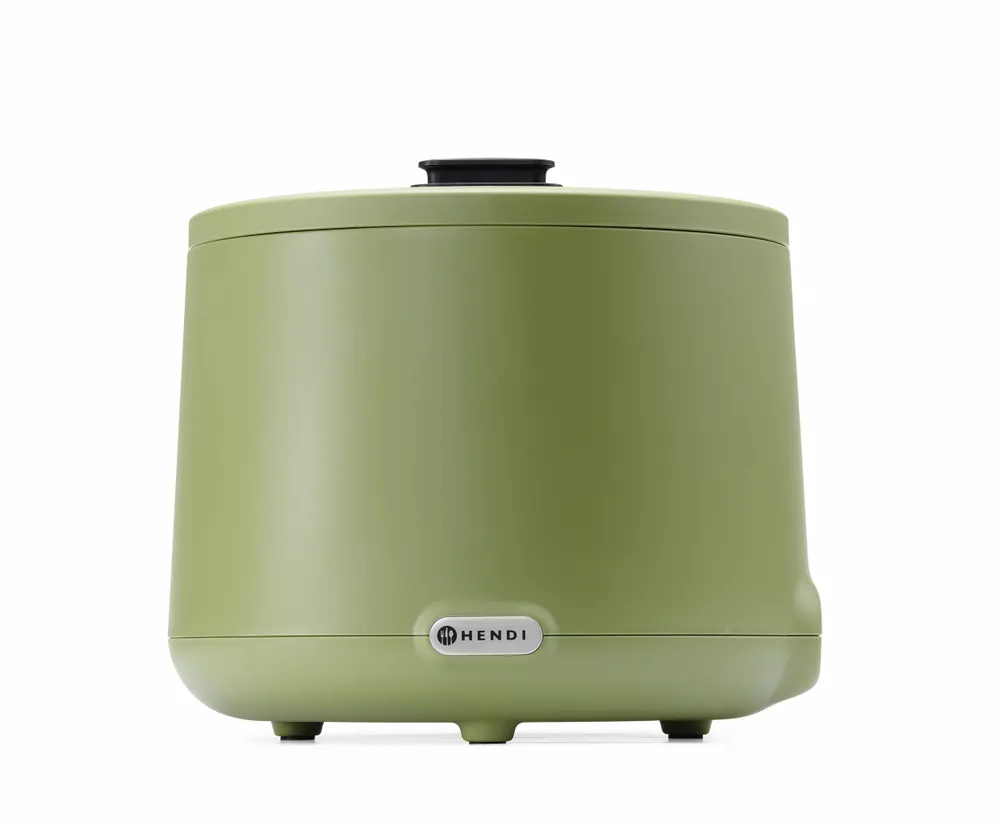 Panela de Sopa Elétrica 8L, Verde, 220-240V/500W para Buffet