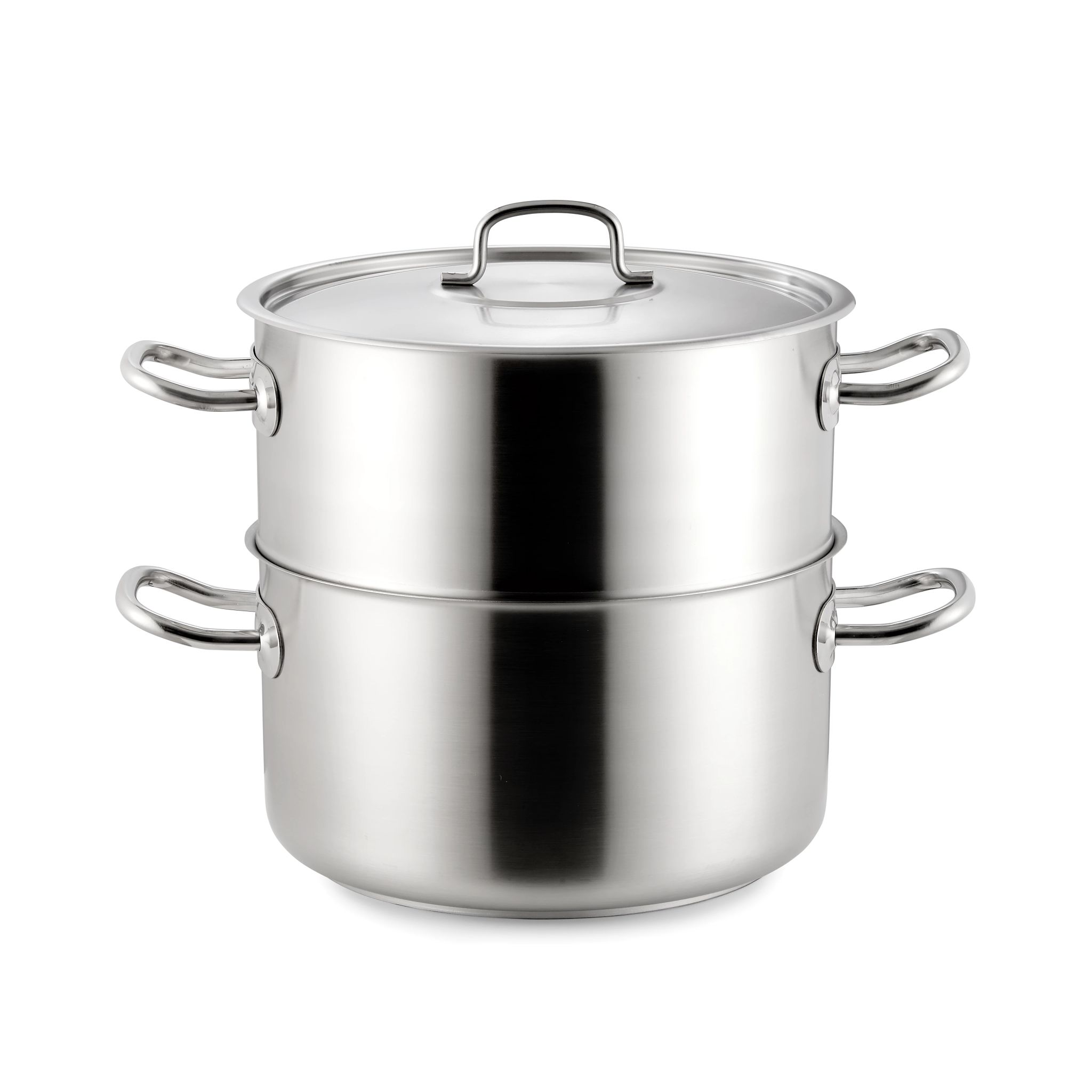 Panela de Vapor Inox 32 cm com Tampa - 20 Litros