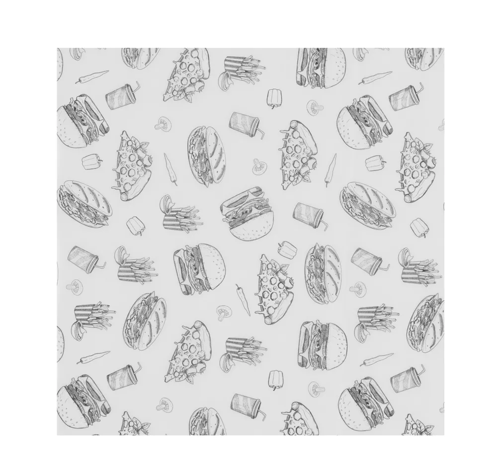 Papel Antigordura para Hambúrgueres, 305x305mm, Pack 500