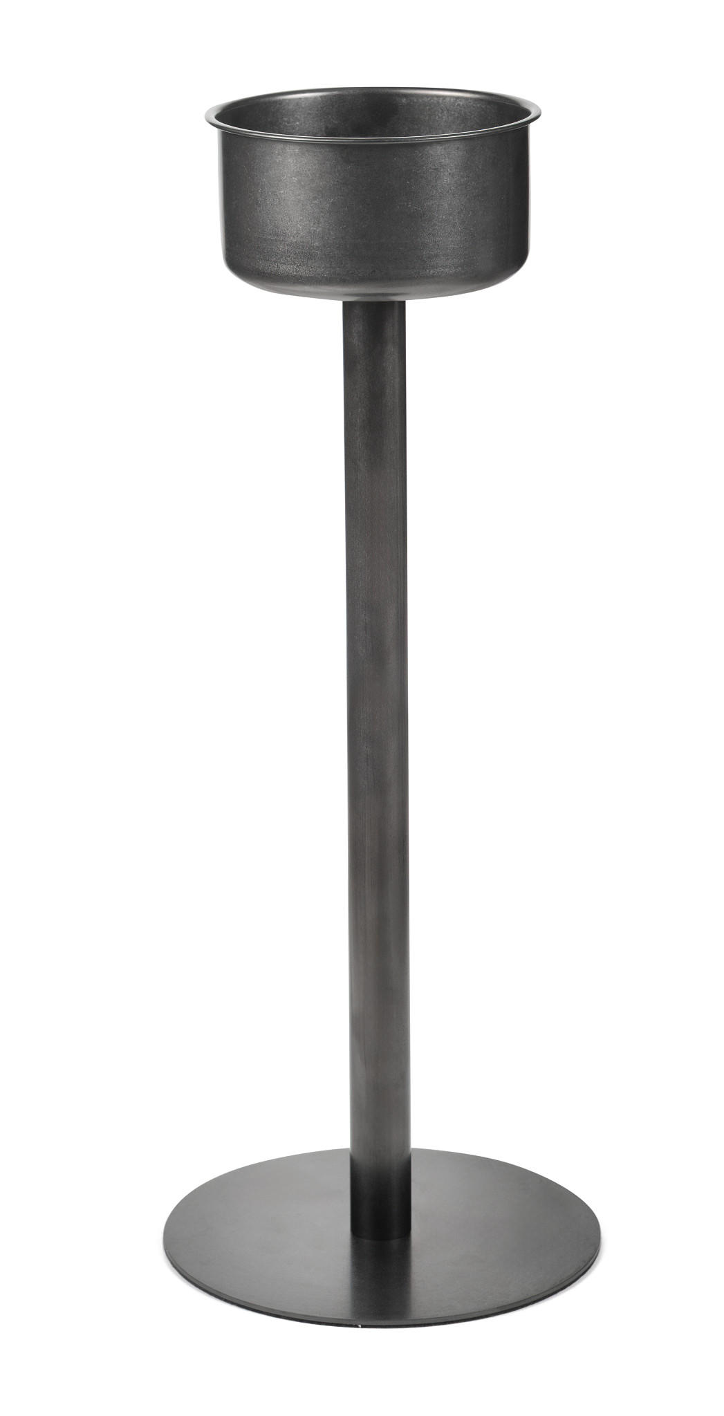 Suporte para Baldes Aço Inoxidável Preto Vintage 70 cm