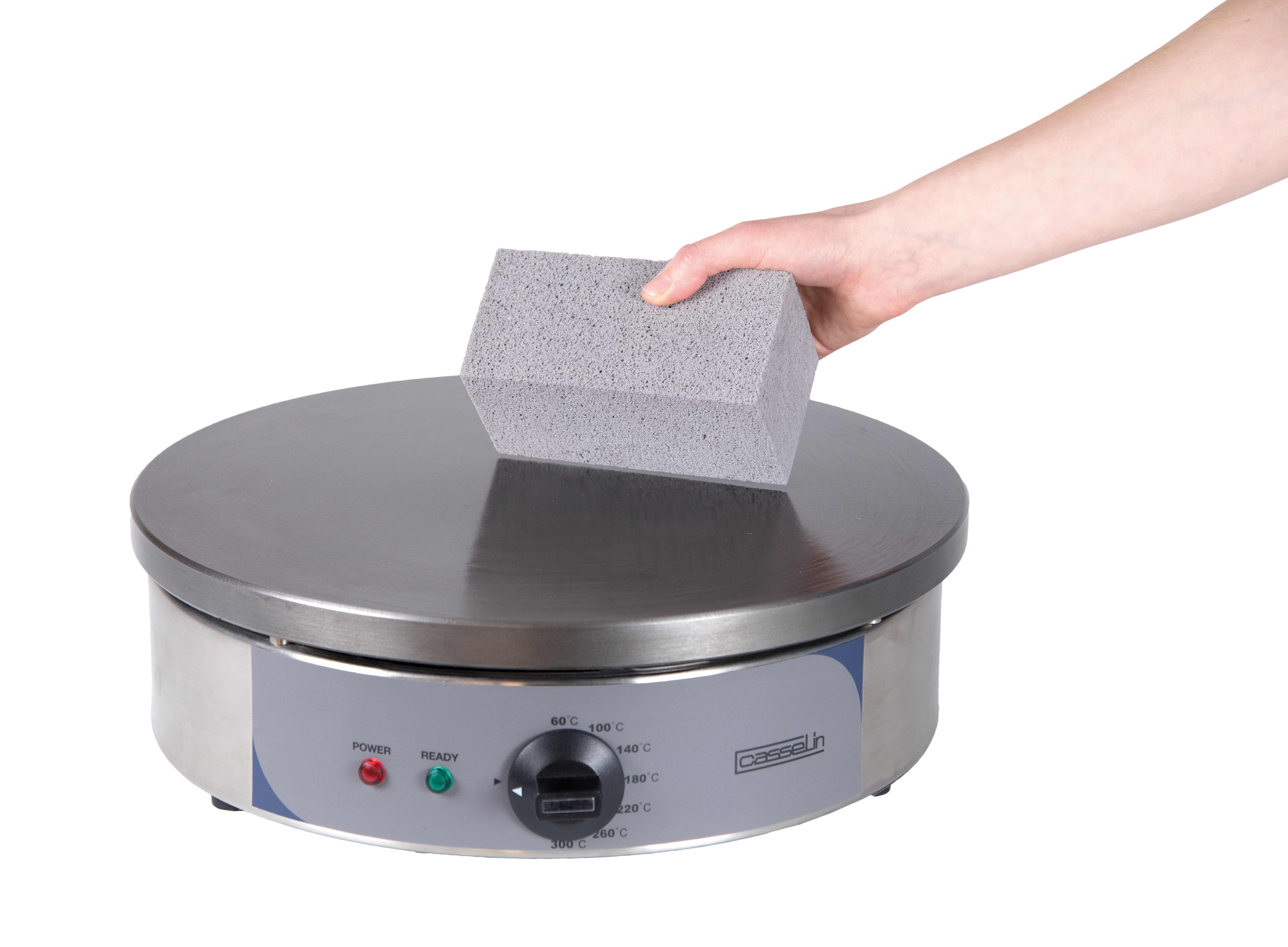 Pedra Abrasiva para Limpeza de Placas de Crepes 150x75x75 mm
