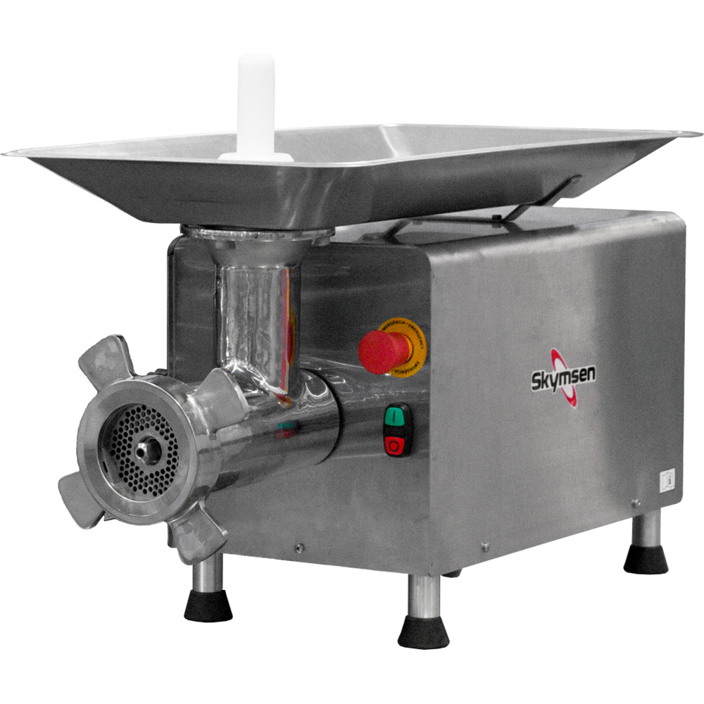 Picadora de Carne Boca 32 Monofásica em Aço Inoxidável