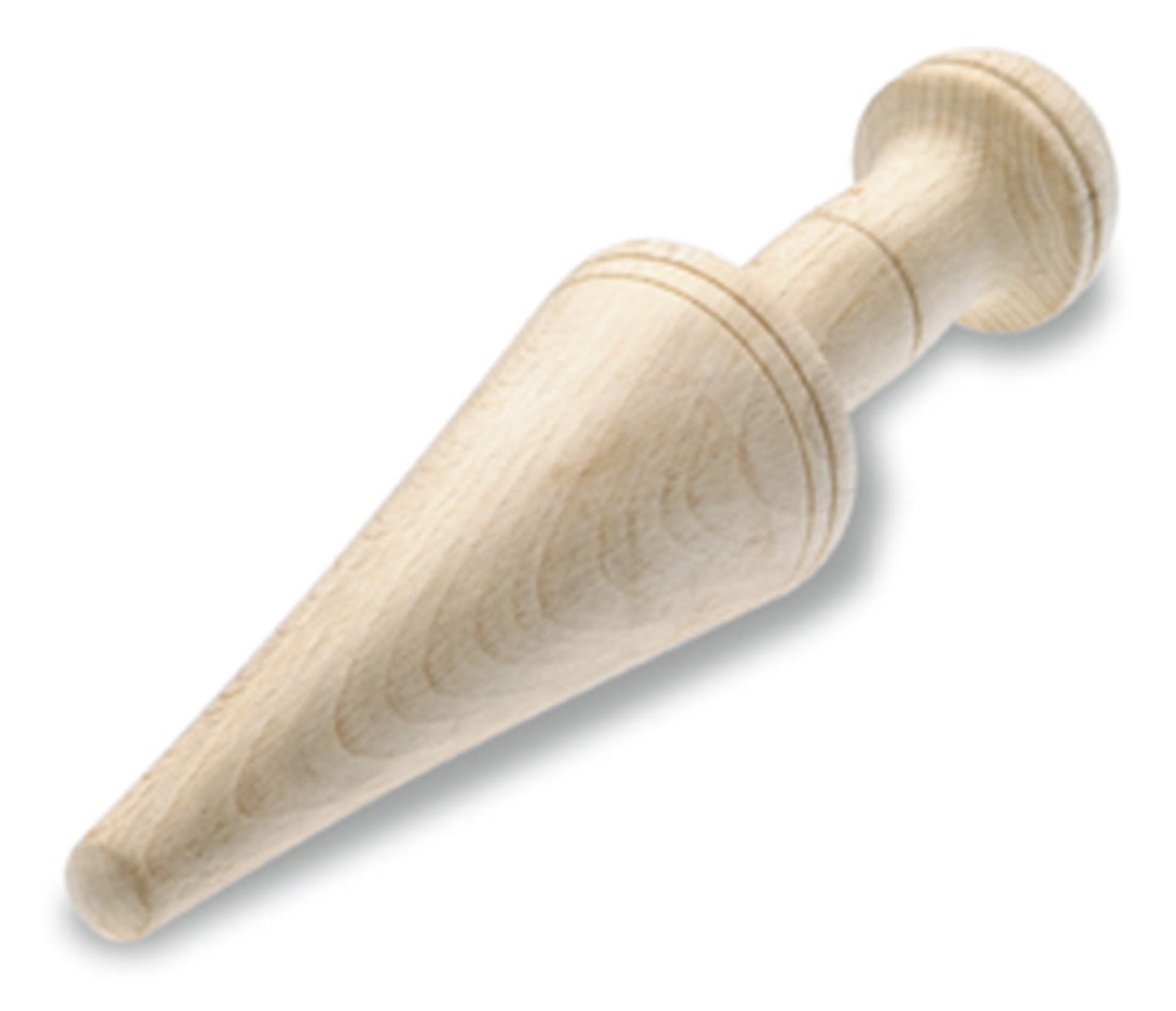 Pilão de Madeira Faia 25 cm para Coador Profissional
