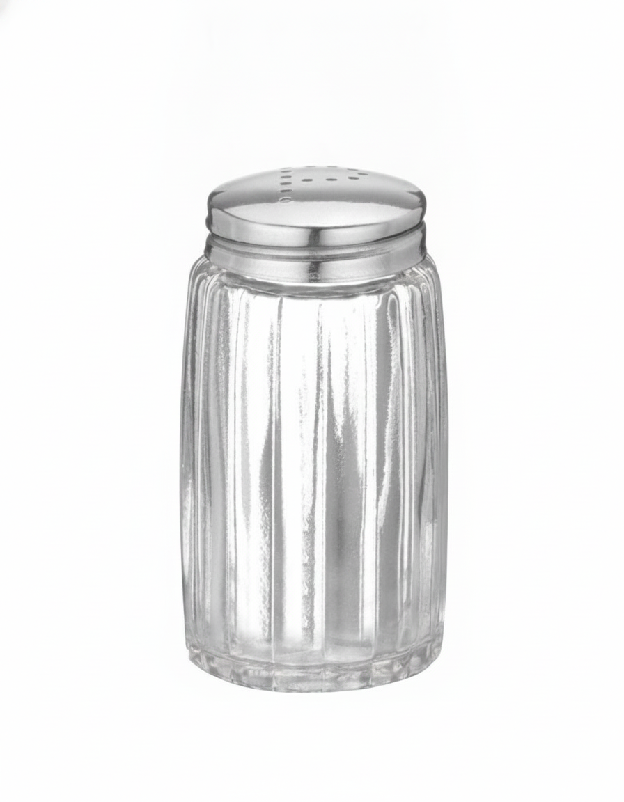 Pimenteiro de Mesa em Vidro e Inox, Conjunto 6 Peças, ⌀40x70mm