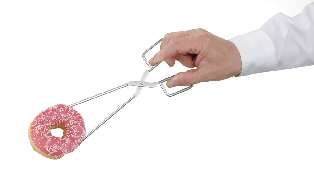 Pinças de Servir em Aço Inoxidável 300mm — Conjunto de 2