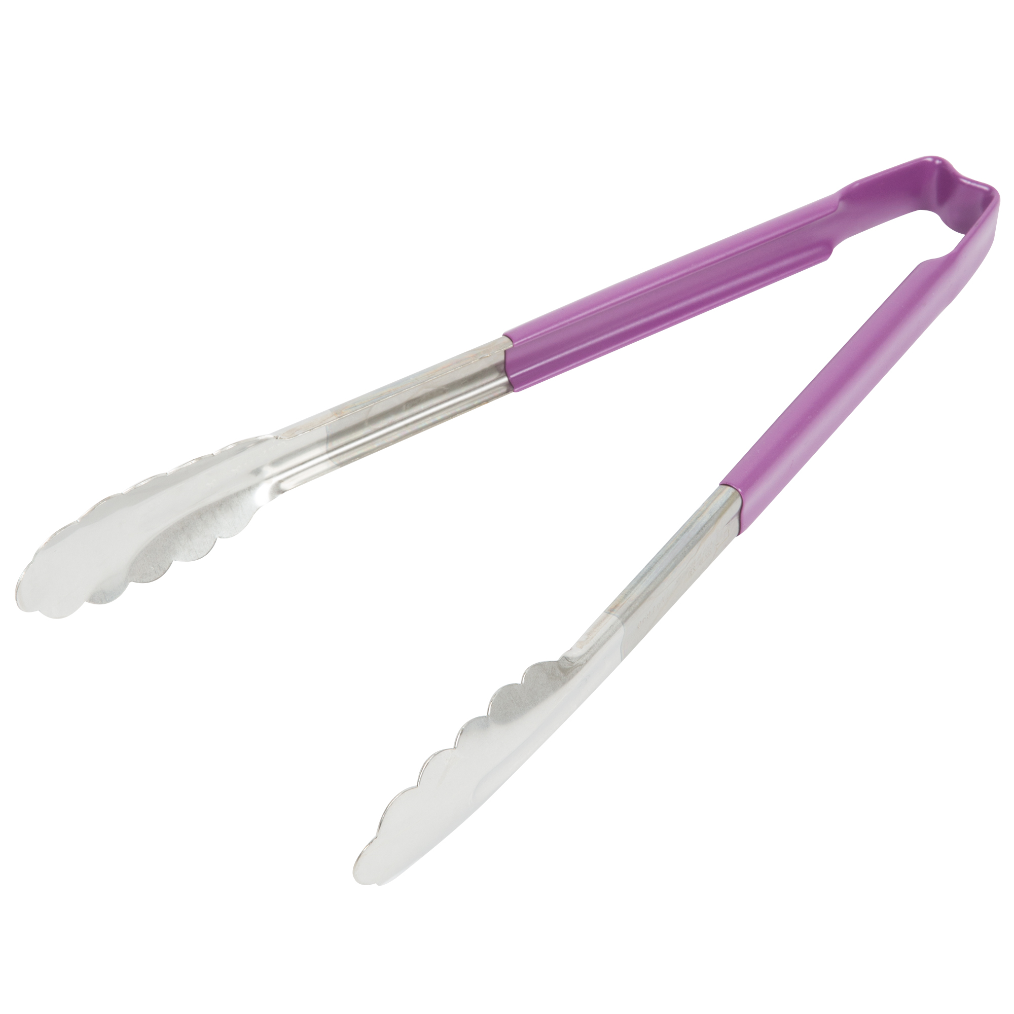 Pinças Festoneadas Aço Inoxidável 30 cm Cabo Roxo