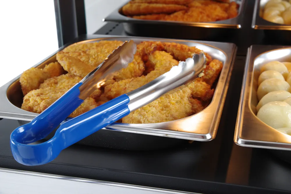 Pinças de Servir 250mm Azul para Controlo HACCP
