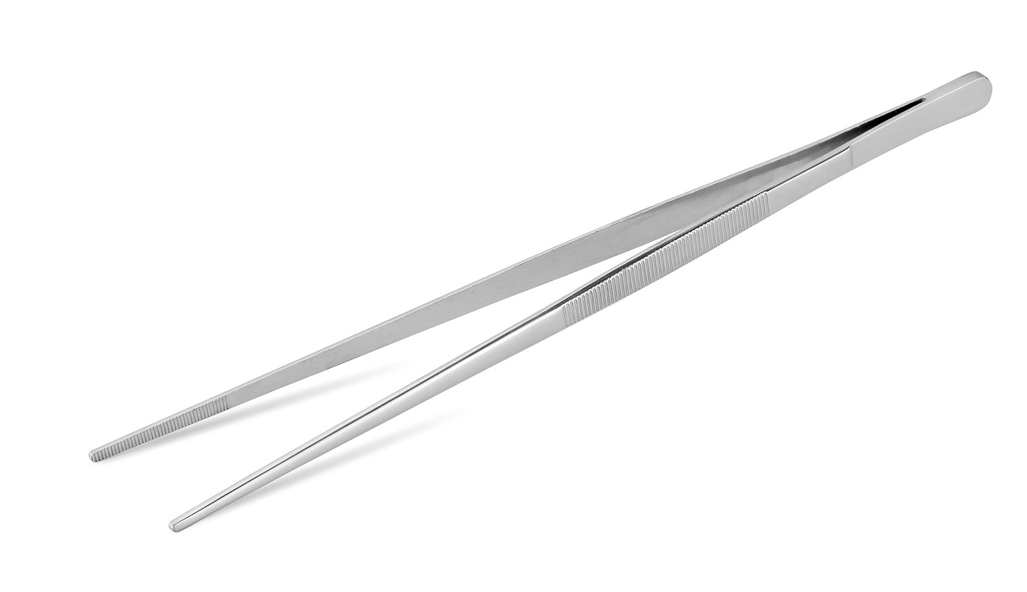 Pinça de Precisão Extra Longa Inox 30 cm para Empratamento