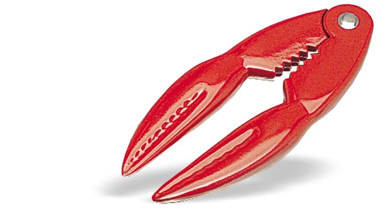 Pinça para Marisco em Alumínio Vermelho - 140 mm