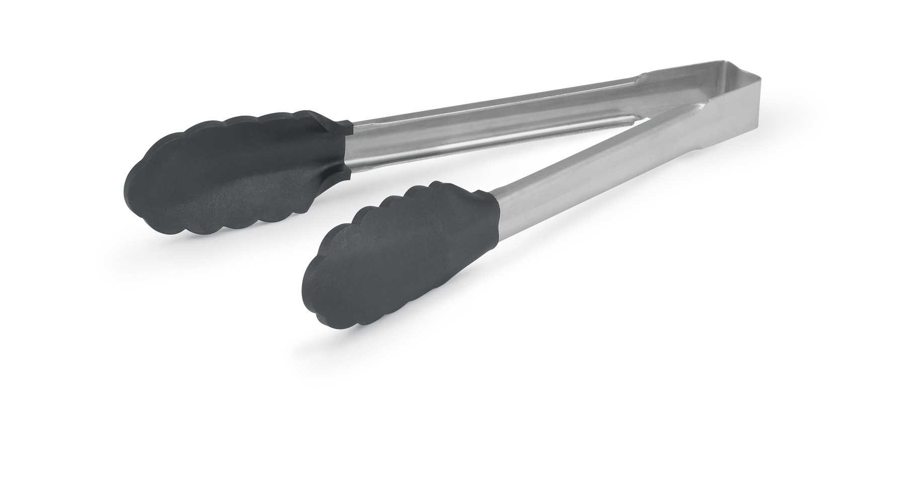 Pinça de Cozinha Monobloco Inox com Ponta de Nylon 30 cm