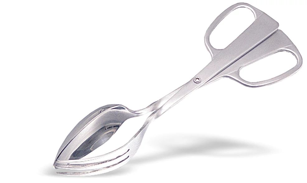 Pinças para Salada Tipo Tesoura Aço Inoxidável 26,5 cm