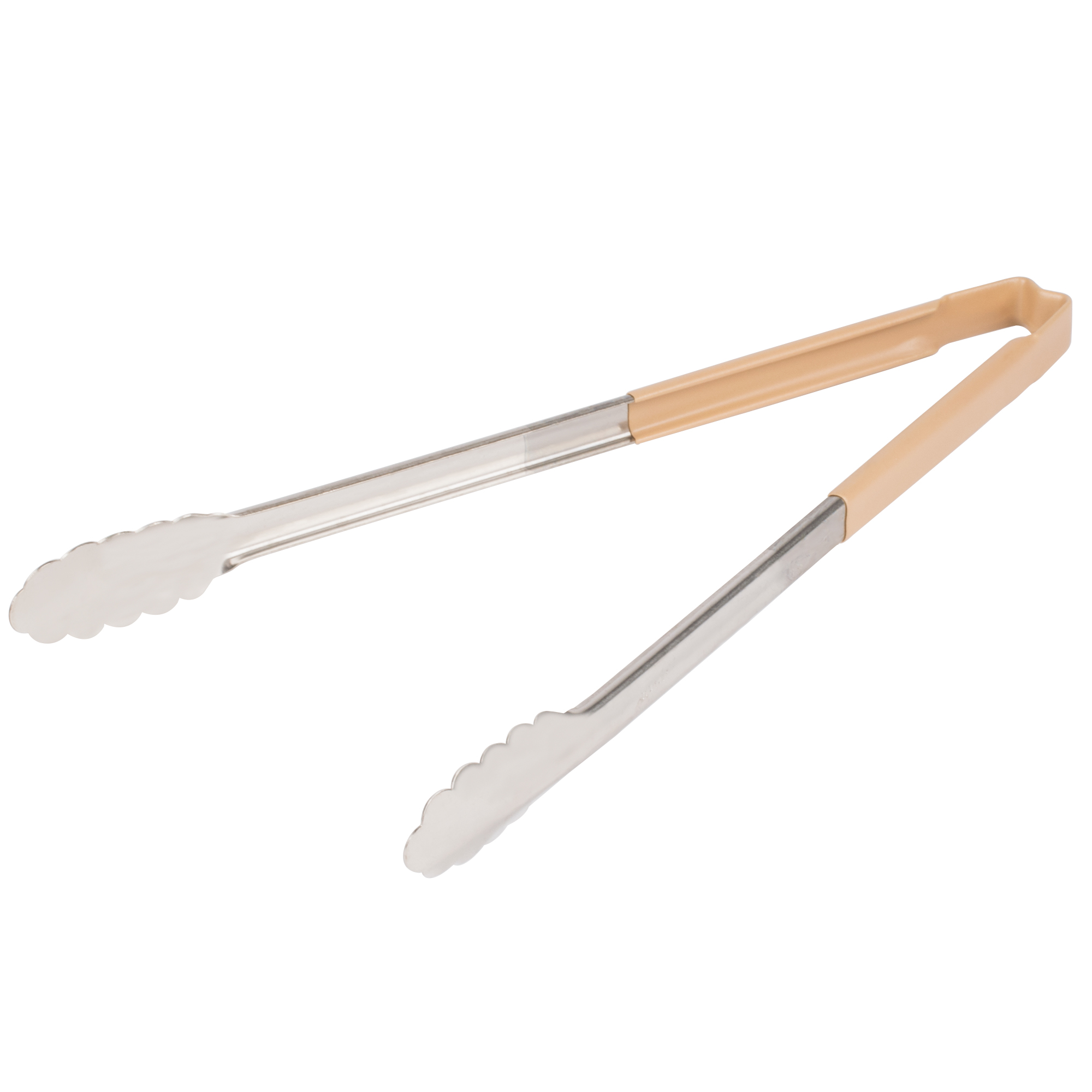 Pinça de Serviço Monobloco Aço Inox 40.6 cm Cabo Marfim