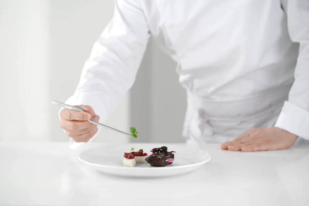 Pinça de Cozinha Profissional em Aço Inoxidável 210mm