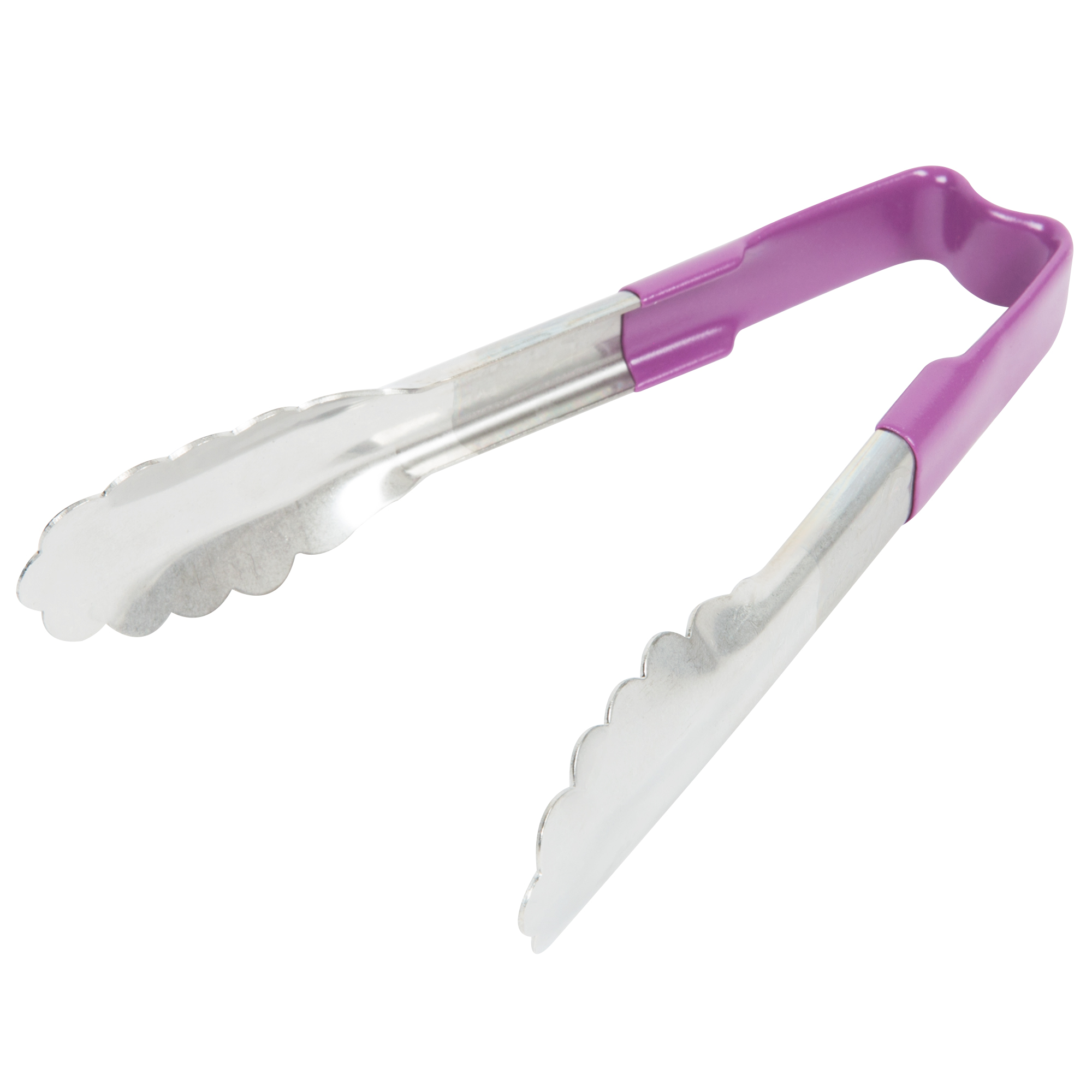 Pinças Festoneadas Inox 15 cm com Cabo Roxo Kool-Touch