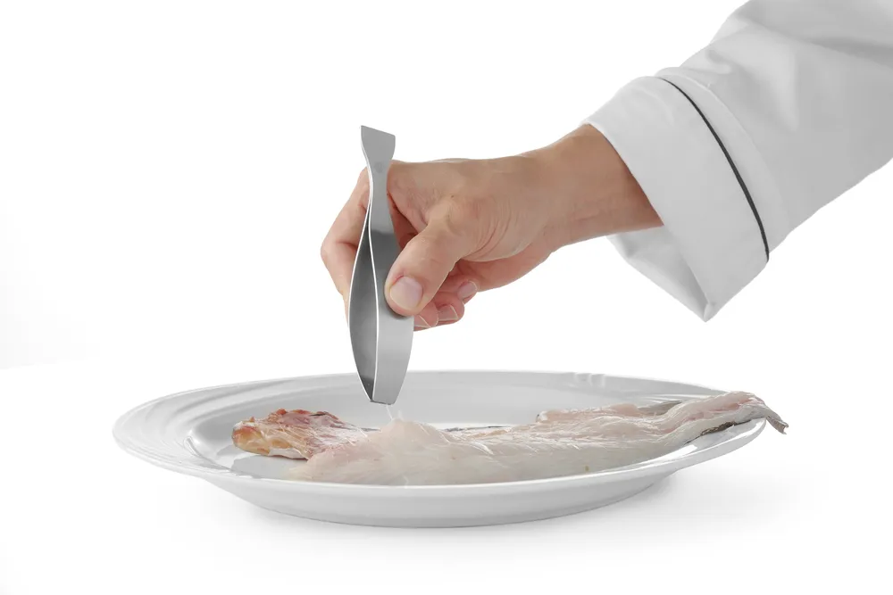 Pinças Profissionais para Remover Espinhas de Peixe 130mm
