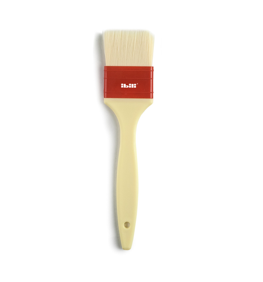Pincel de Pastelaria 2,5 cm com Cerdas de Nylon e Cabo Plástico