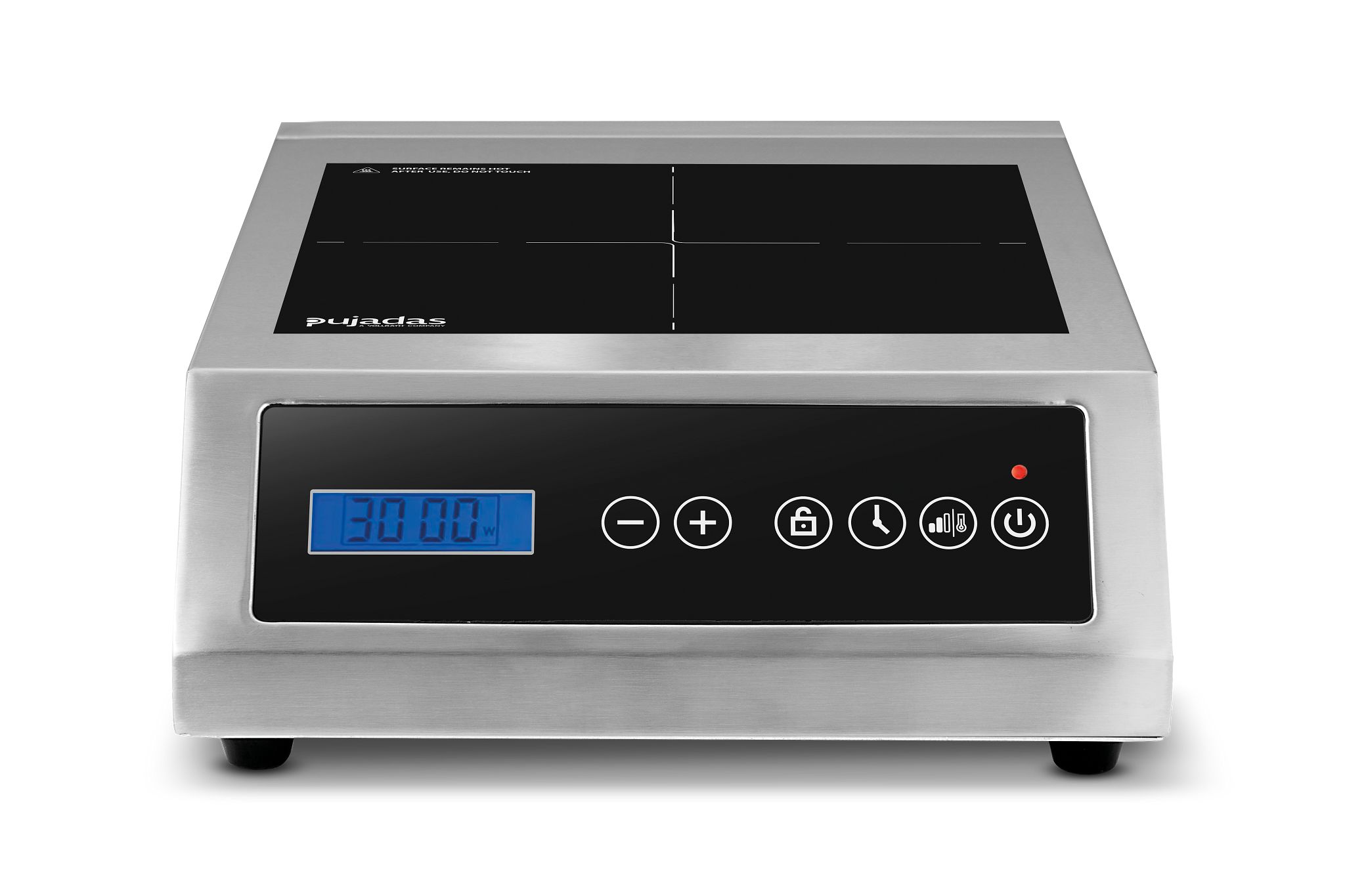 Placa de Indução Profissional 3000W - Controlo Contínuo