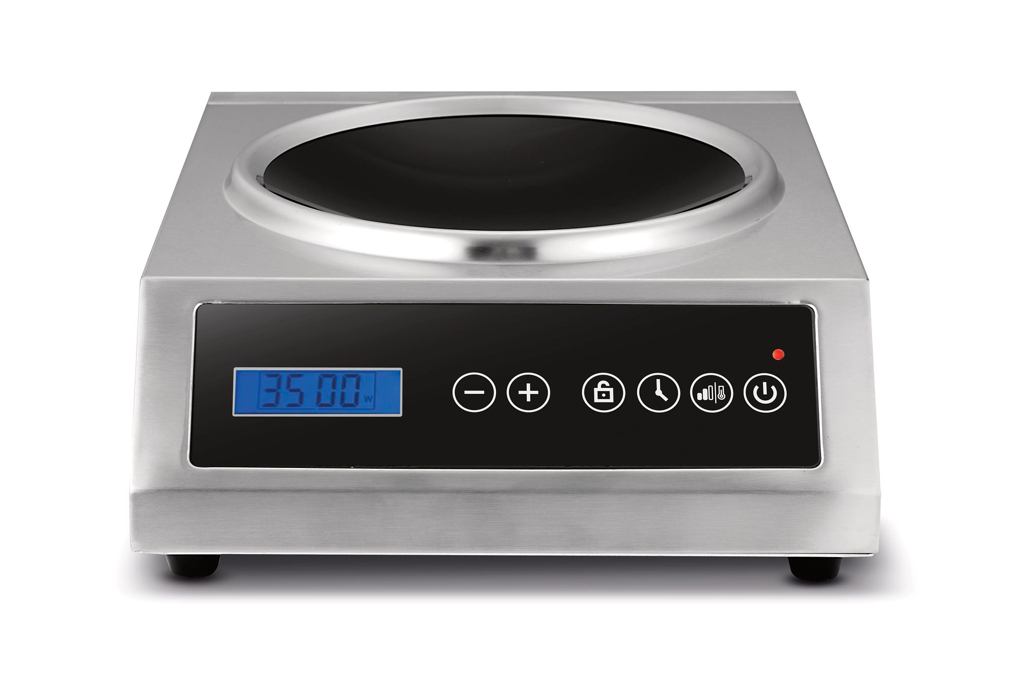 Placa de Indução Wok 3500W com Controlo Contínuo