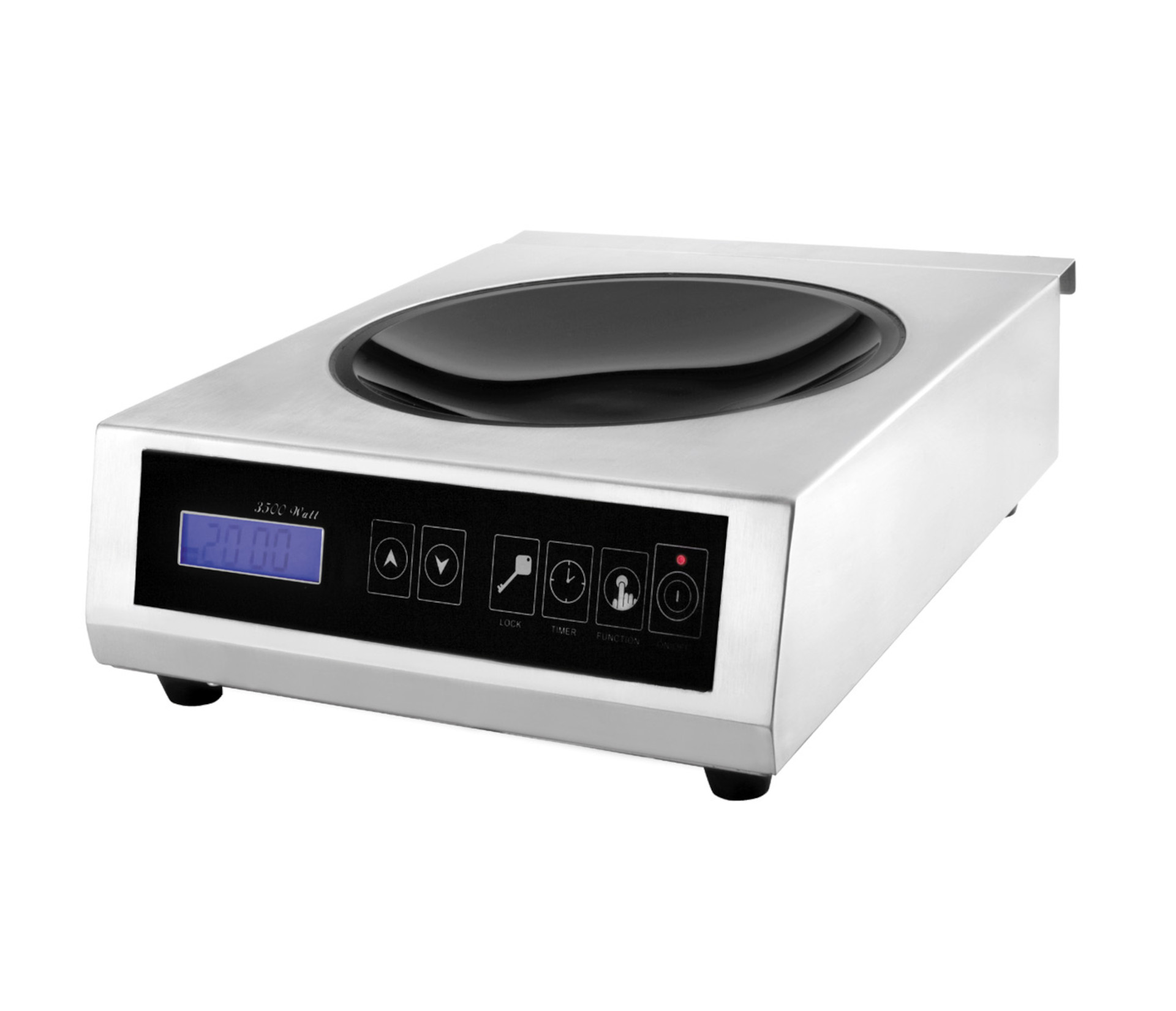 Placa de Indução Wok Profissional 3500W para Bancada