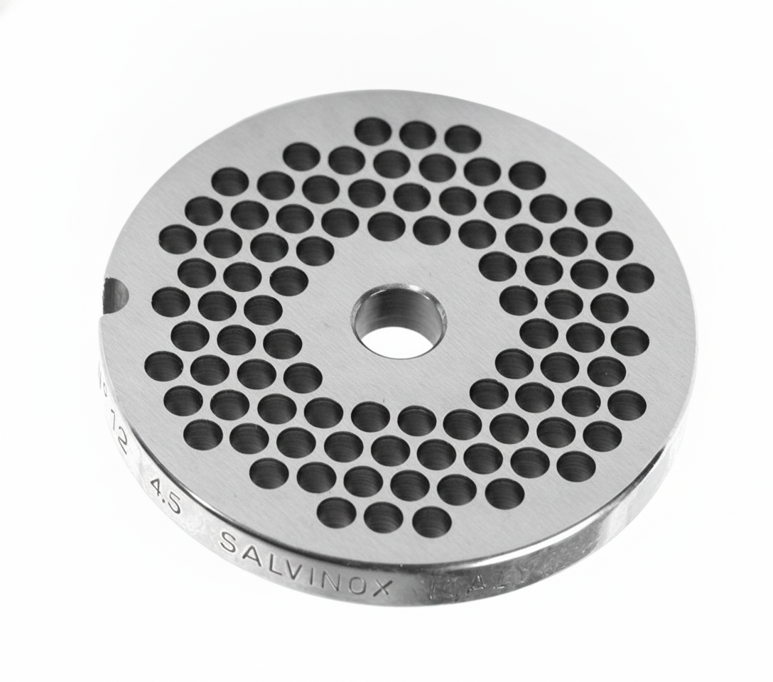 Placa Perfurada para Picador de Carne 82mm, Furos 4,5mm