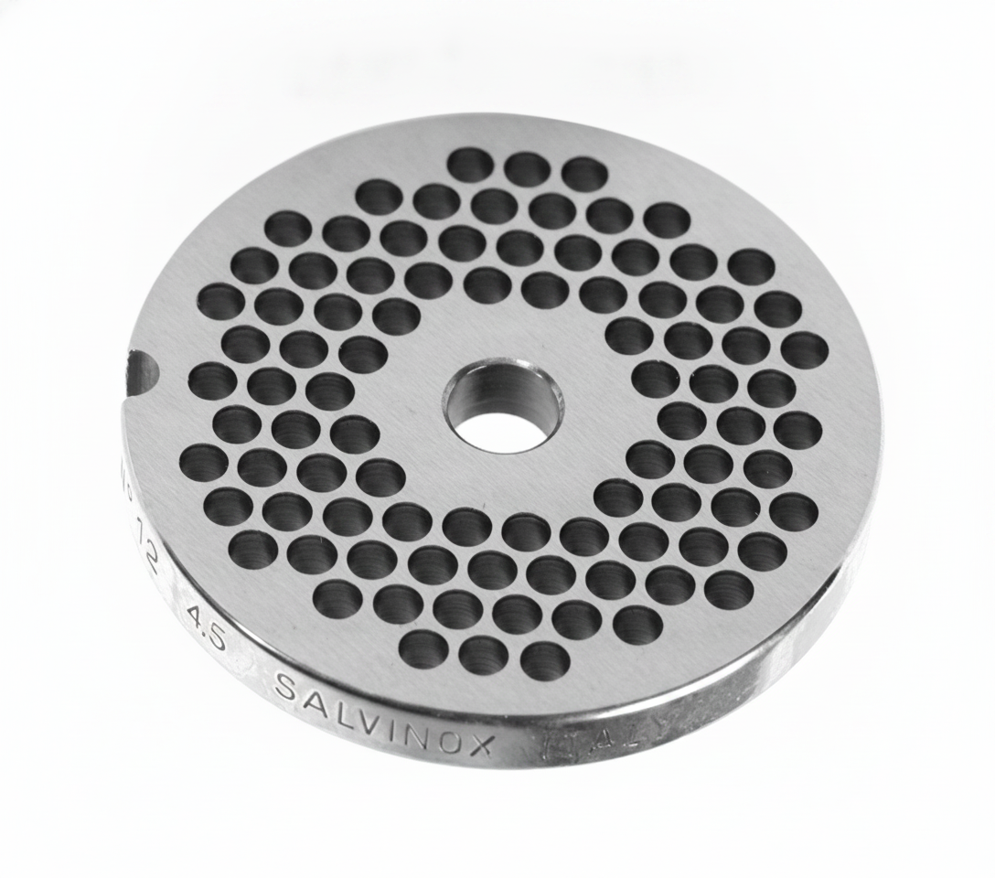 Placa Perfurada para Picador de Carne 82mm, Furos 4,5mm