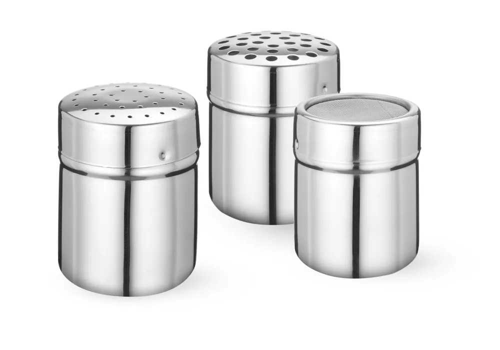 Polvilhador, Saleiro e Pimenteiro ø55x75mm para Mesa