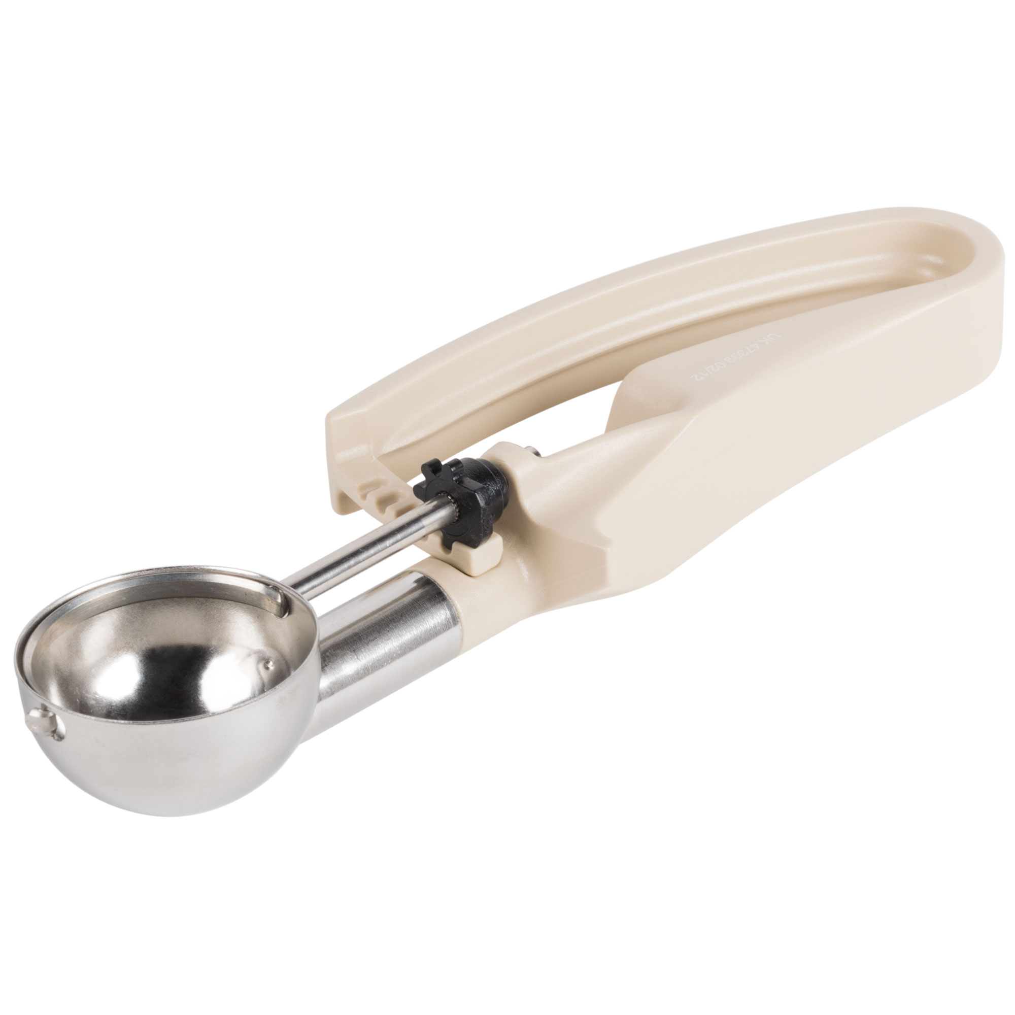 Porcionador 28 ml Aço Inoxidável com Cabo Castanho para Cozinha