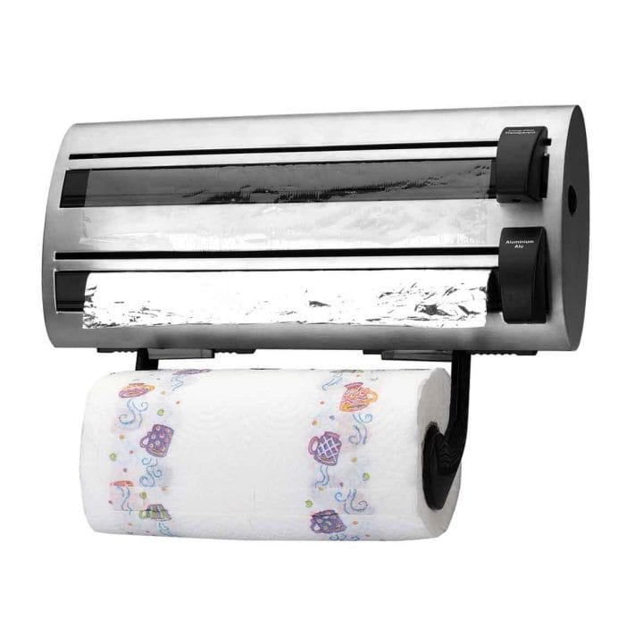 Porta Rolos de Parede Oval Inox para Cozinha Profissional