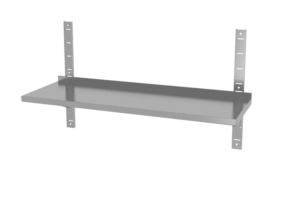 Prateleira de Parede Ajustável Inox 1200x300mm
