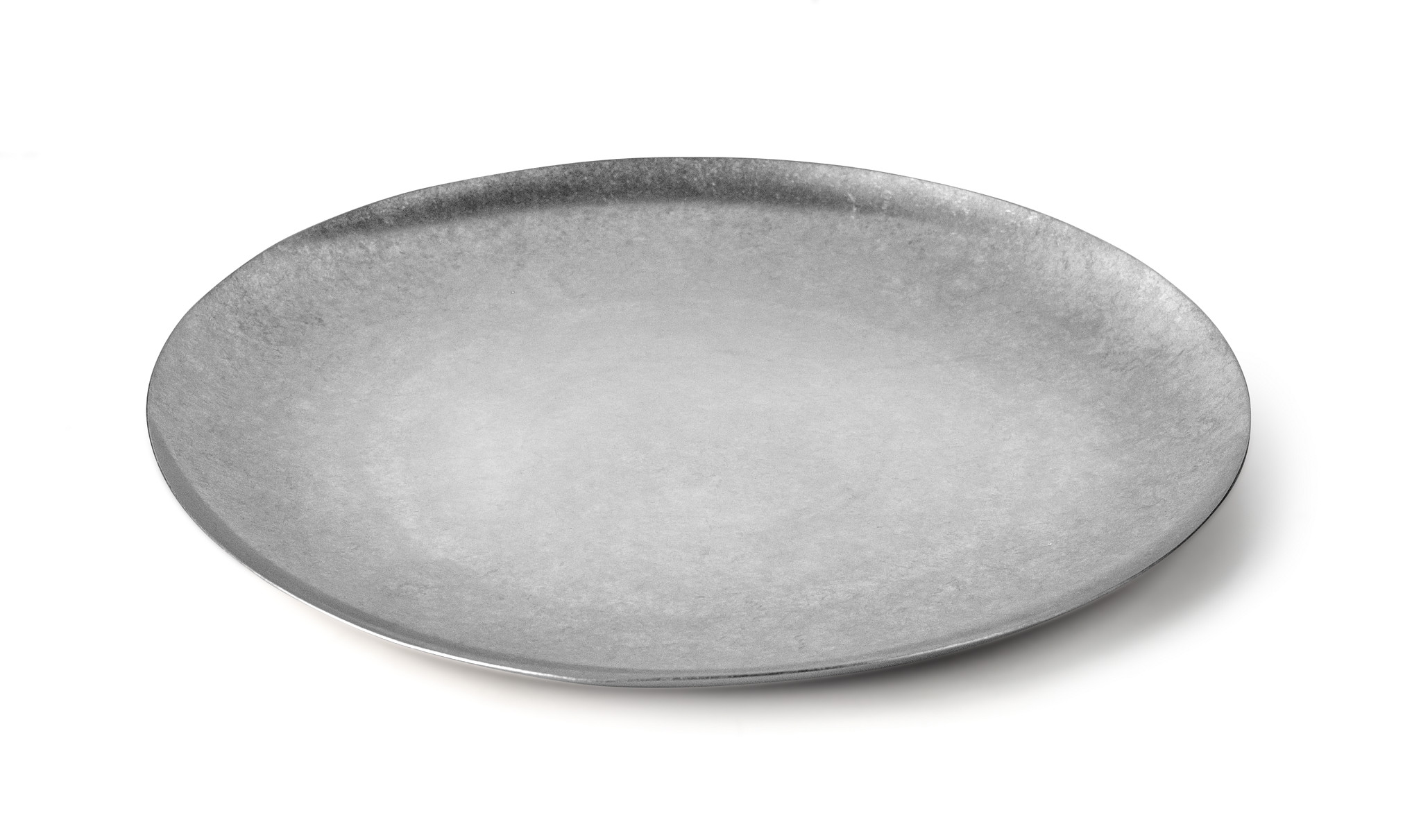 Prato de Serviço Vintage Aço Inoxidável 26 cm