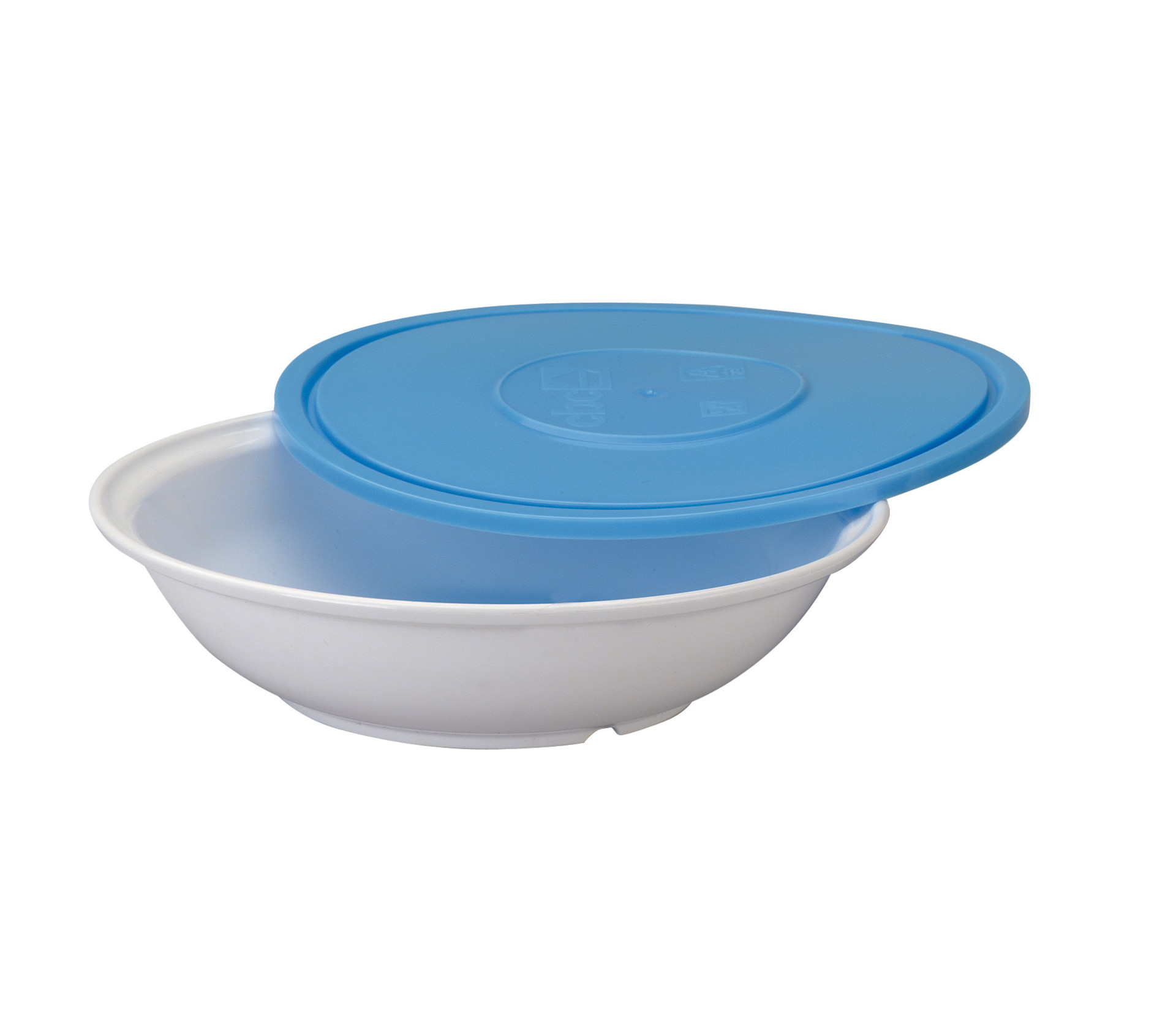 Prato Fundo Policarbonato 19x5 cm com Tampa 450 ml