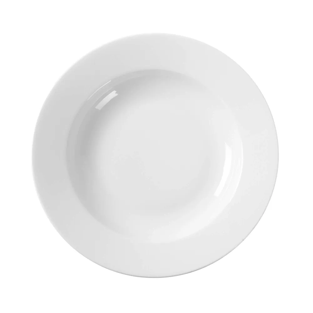Prato Fundo Porcelana Branco ⌀230mm para Serviço de Mesa