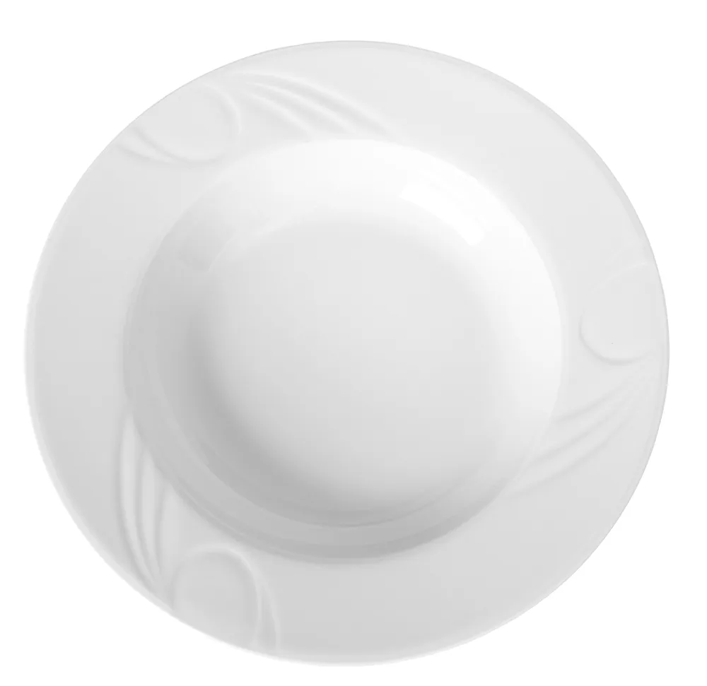 Prato Fundo Profissional Porcelana Branca 300mm